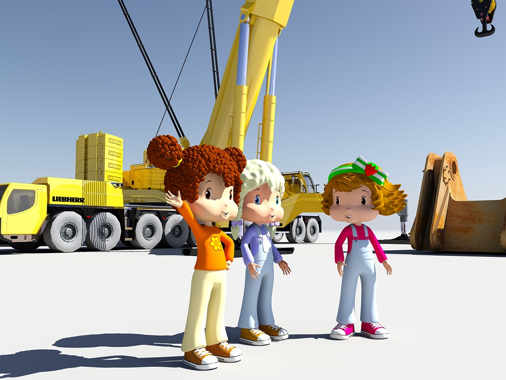 LIEBHERR LTM 11200新型轮式起重机底盘模型3D图纸 IGS格式